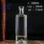 Chai thuỷ tinh BlingBox - Chai thuỷ tinh 500ml / Chai dựng rượu 500ml dạng trụ tròn nắp thủy tinh cao cấp - br30 - bìn