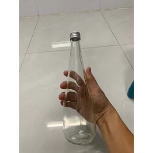 Chai thuỷ tinh BlingBox - CHAI THỦY TINH GIỌT NƯỚC 500ML