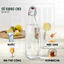 Chai thuỷ tinh BlingBox - [Giá Tốt Hơn] Combo 3 & 6 Chai Nắp Cài/Gài Thủy Tinh Cao Cấp (250ml 500ml 750ml 1000ml)