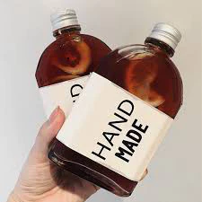 Chai thuỷ tinh BlingBox - Chai thủy tinh vuông dẹp 100ml-250ml nắp nhôm đựng nước ép, sinh tố, dầu tràm, nước hoa