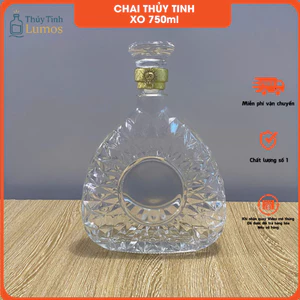 Chai thuỷ tinh BlingBox - Sỉ 1 thùng 20 chai thủy tinh Xo 750ml