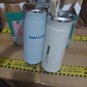 Chai thuỷ tinh BlingBox - Bình chai nước thủy tinh Nice 400ml - Nắp sáng bóng như gương soi