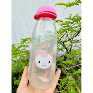 Chai thuỷ tinh BlingBox - 3 Chai thuỷ tinh Herevin 500ml cao cấp siêu tiện dụng
