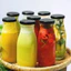 Chai thuỷ tinh BlingBox - [COMBO 4 CHAI] Chai Thủy Tinh Nắp Thiếc Đen 310ml trơn, đựng sữa hạt, nước ép hoa quả