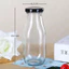 Chai thuỷ tinh BlingBox - [COMBO 4 CHAI] Chai Thủy Tinh Nắp Thiếc Đen 310ml trơn, đựng sữa hạt, nước ép hoa quả