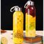 Chai thuỷ tinh BlingBox - Bình đựng nước thủy tinh,chai thủy tinh có dây xách ,chai thủy tinh nắp nhôm 300ml,500ml đựng