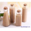 Chai thuỷ tinh BlingBox - Chai thủy tinh vuông 350ml nút bần / nút gỗ