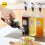 Chai thuỷ tinh BlingBox - [Combo 6 Chai Tặng Phễu Rót] Chai Đựng Dầu Ăn Đựng Nước Mắm Thủy Tinh 500ml Vuông Thân Thiện