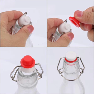 Chai thuỷ tinh BlingBox - Chai thủy tinh nắp quai cài trong suốt (250ml/500ml/1000ml)