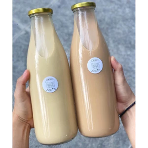 Chai thuỷ tinh BlingBox - Chai thuỷ tinh đựng sữa hạt, nước ép các cỡ 200ml, 250,310,500,1000ml
