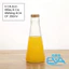 Chai thuỷ tinh BlingBox - Chai Thuỷ Tinh Kiểu Dáng Tam Giác Kèm Nắp Gỗ Hoặc Nắp Nhôm Vặn 350ML