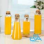 Chai thuỷ tinh BlingBox - Chai Thuỷ Tinh Kiểu Dáng Tam Giác Kèm Nắp Gỗ Hoặc Nắp Nhôm Vặn 350ML