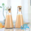 Chai thuỷ tinh BlingBox - Chai Thuỷ Tinh Kiểu Dáng Tam Giác Kèm Nắp Gỗ Hoặc Nắp Nhôm Vặn 350ML