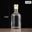 Chai thuỷ tinh BlingBox - Chai Thuỷ Tinh MiNi Cao Cấp Nút Cao Su Bọc Nhôm Vàng 100ml 375ml 750ml