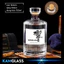 Chai thuỷ tinh BlingBox - Vỏ chai Hibik 750ml nút bần, dung tích 500ml chai cao và lùn thủy tinh trong suốt tặng tem