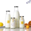 Chai thuỷ tinh BlingBox - Chai thuỷ tinh 1000ml / Chai thủy tinh đựng sữa,nước trái cây,detox nắp thiết đen 1 lít