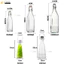 Chai thuỷ tinh BlingBox - Sỉ 6 Chai Lọ Thủy Tinh Nắp Gài Cài Vuông Tròn 250Ml 500Ml 1000Ml 1L |Bình Thũy Tinh Chịu Nhiệ