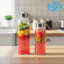 Chai thuỷ tinh BlingBox - Combo 3 Bình Thủy Tinh Detox Cao Cấp 300ml 500ml 1000ml - Bình Đựng Nước Ép Có Dây Xách Tiện