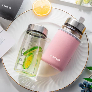 Chai thuỷ tinh BlingBox - Bình Detox Có Lõi Lọc - Tặng Kèm Túi Đựng, Nắp Uống Trà Tiện Lợi 750-1000-1500ml