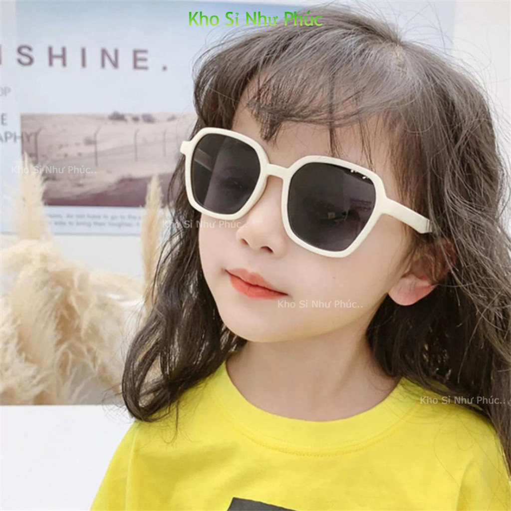 Kính mát Trẻ em nhiều màu bảo vệ mắt chống nắng UV phong cách Hàn Quốc