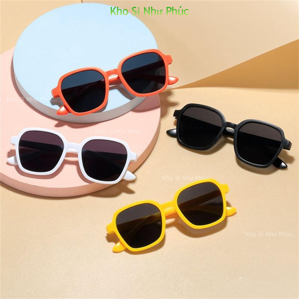 Kính mát Trẻ em nhiều màu bảo vệ mắt chống nắng UV phong cách Hàn Quốc
