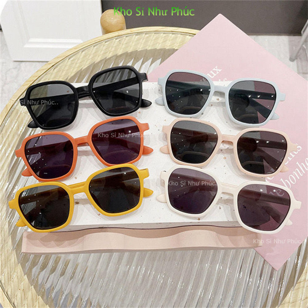 Kính mát Trẻ em nhiều màu bảo vệ mắt chống nắng UV phong cách Hàn Quốc