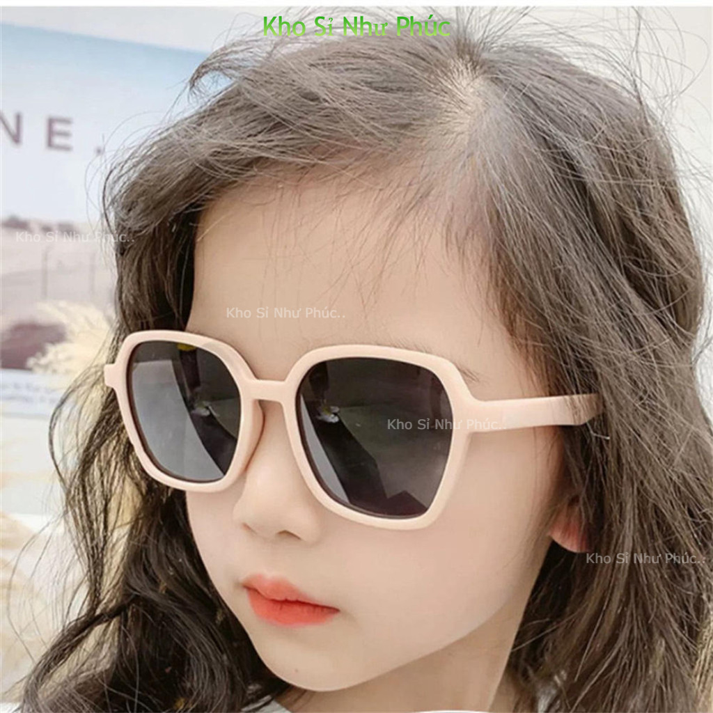 Kính mát Trẻ em nhiều màu bảo vệ mắt chống nắng UV phong cách Hàn Quốc