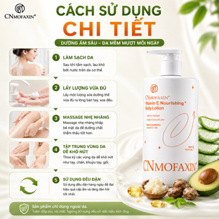 【Xả kho】Sữa dưỡng thể Vitamin E CNMOFAXIN, cấp nước, tăng độ đàn hồi da【26.12】