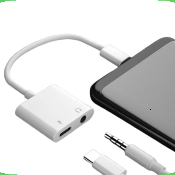 Dây cáp chuyển đổi âm thanh USB type C/IP / 3.5mm cho điện thoại