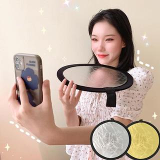 Tấm Hắt Sáng 2 Mặt 30Cm 60Cm 80Cm | Bảng Phản Quang Reflector Gấp Gọn Chụp Ảnh Makeup Quay Video