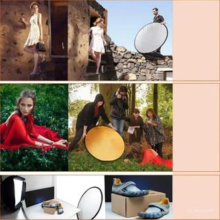 Tấm Hắt Sáng 2 Mặt 30Cm 60Cm 80Cm | Bảng Phản Quang Reflector Gấp Gọn Chụp Ảnh Makeup Quay Video