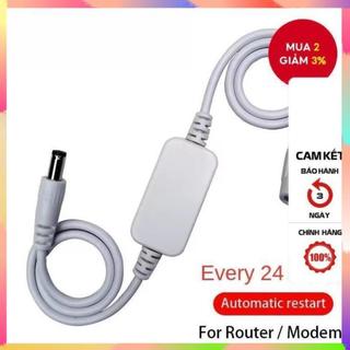 Bộ Reset Router WiFi, Dây Khởi Động Tự Động Hẹn Giờ 24H Tắt Nguồn Reset lại
