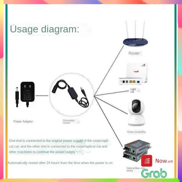 Dây Reset Wifi Thông Minh 24H - Tự Động khởi động Modem wifi Chống Mất Kết Nối Tăng Băng Thông SALE | BigBuy360 - bigbuy360.vn