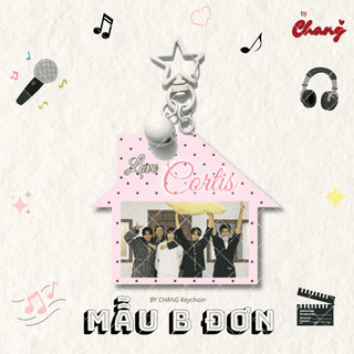 Móc khóa CORTIS ver 4 BY CHANG - MKVER4 ( không nhận in theo yêu cầu)