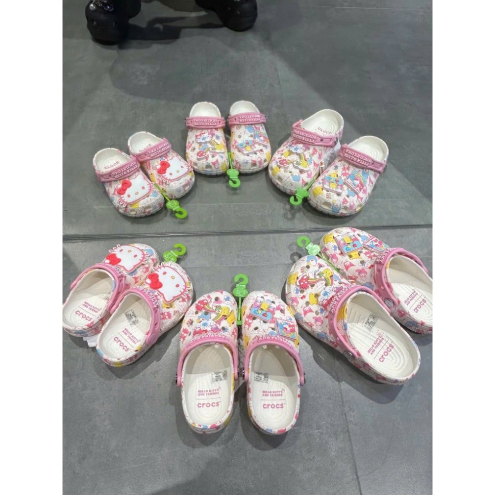 Dép Crocs Toddler Hello Kitty & Friends Pastel Classic