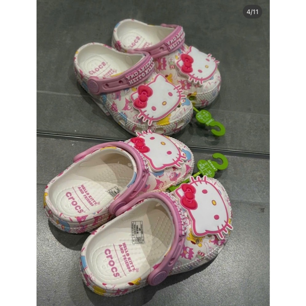 Dép Crocs Toddler Hello Kitty & Friends Pastel Classic