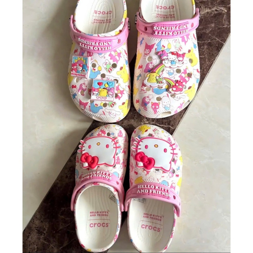 Dép Crocs Toddler Hello Kitty & Friends Pastel Classic