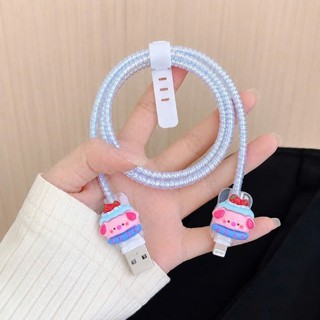 [Bảo Vệ Cáp Sạc TyceC - USB] Phụ kiện bảo vệ cáp sạc dùng cho Cáp Sạc 1 đầu Tyce C, 1 đầu USB, dây kim tuyến 1m4 RABBI