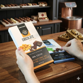 Socola Thanh Hạt Dinh Dưỡng 58% Cacao Belcholat Dark Chocolate Giòn Bùi Quà Tặng Cao Cấp