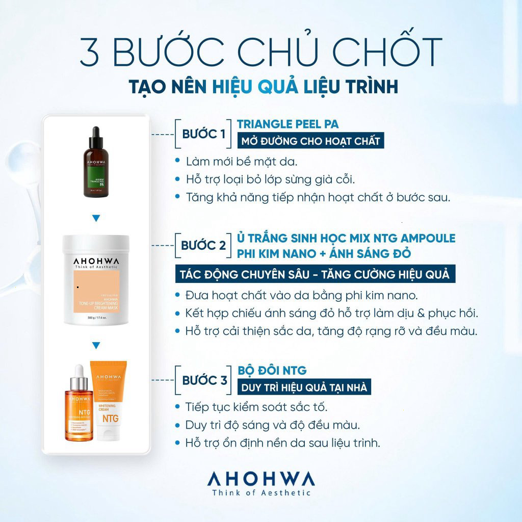 Mặt Nạ Ủ Trắng Dạng Kem AHOHWA Tone-Up Brightening Cream Mask - Dưỡng Da Trắng Sáng Tự Nhiên, Giảm Thâm Nám