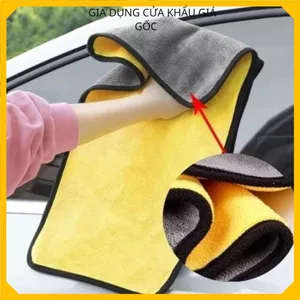 KHĂN LAU XE ĐA NĂNG VUÔNG 30X30CM - Lau Kính Taplo Nội Thất Sáng Bóng