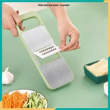 (COMBO 2 CÁI) DỤNG CỤ NẠO BÀO RAU CỦ 6 LƯỠI INOX 304 CAO CẤP, ĐA NĂNG TIỆN DỤNG, Dụng Cụ Nhà Bếp Gọn Nhẹ