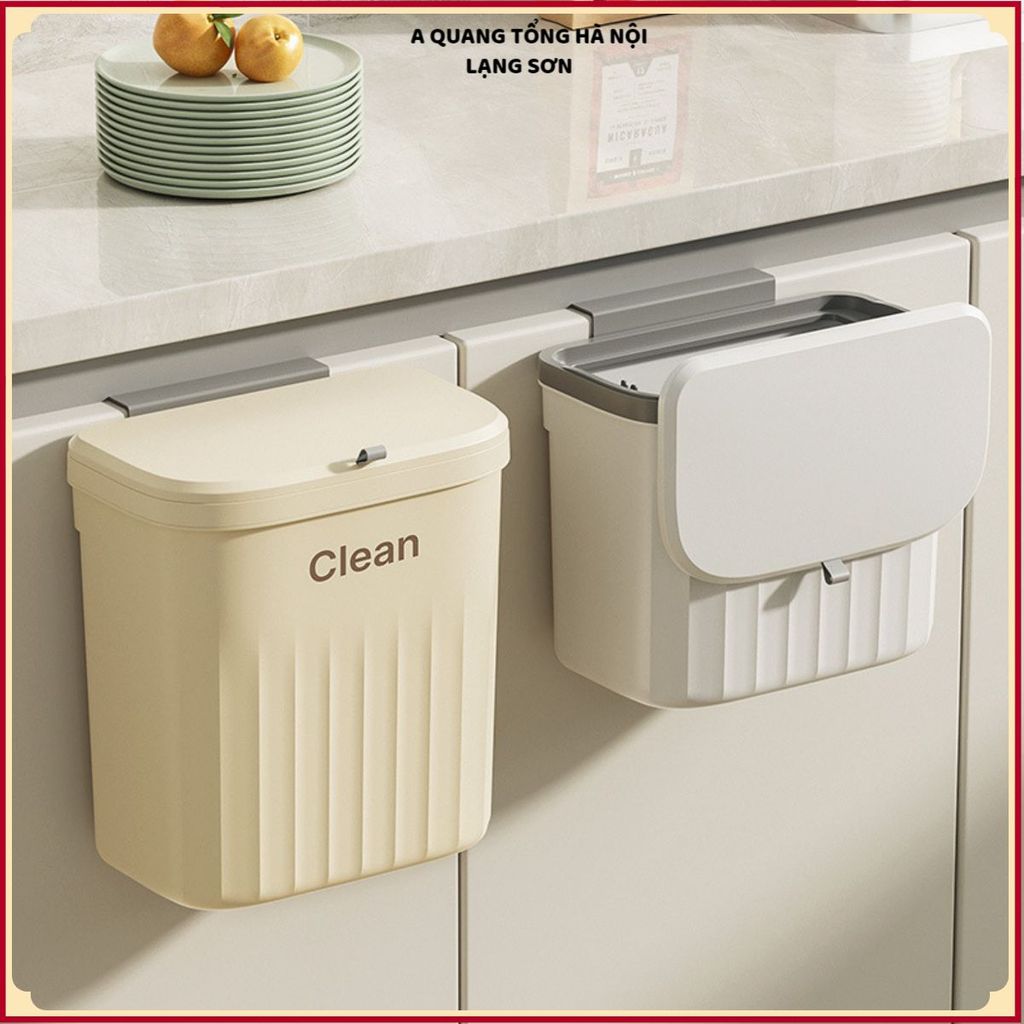 (COMBO 2) THÙNG RÁC NHÀ BẾP TREO TƯỜNG 12L - Tiện Lợi Cho Mọi Gia Đình