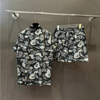 Bộ Quần Áo Nam Hè thêu Bape In Hình Cá Mập Siêu Chất - Bộ Thể Thao Nam Chất Cotton Cao Cấp 2026.....