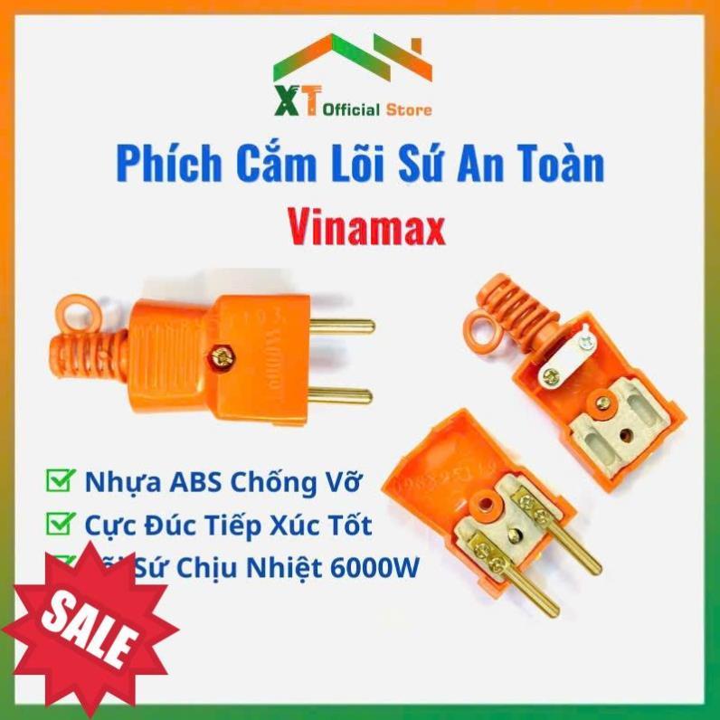 Combo 5, 10, 20, 30 phích cắm siêu chịu tải Vinamax 4000W Vinamax, Phích cắm công trình, Hàng chính hãng .