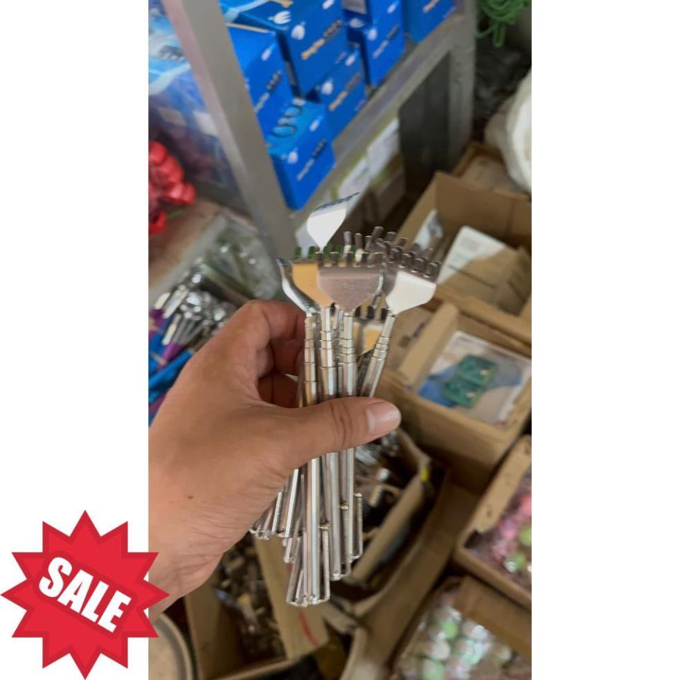 CÂY GÃI LƯNG INOX 304 RÚT GỌN KÉO DÀI ĐIỀU CHỈNH DÀI NGẮN .