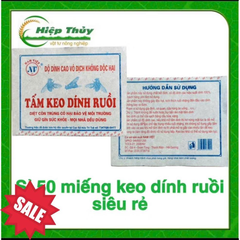 COMBO 50, 100 Tấm Keo dính ruồi hàng loại 1.nhiều keo siêu dính .