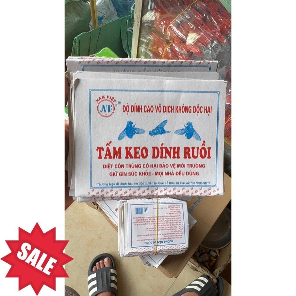 COMBO 50, 100 Tấm Keo dính ruồi hàng loại 1.nhiều keo siêu dính .