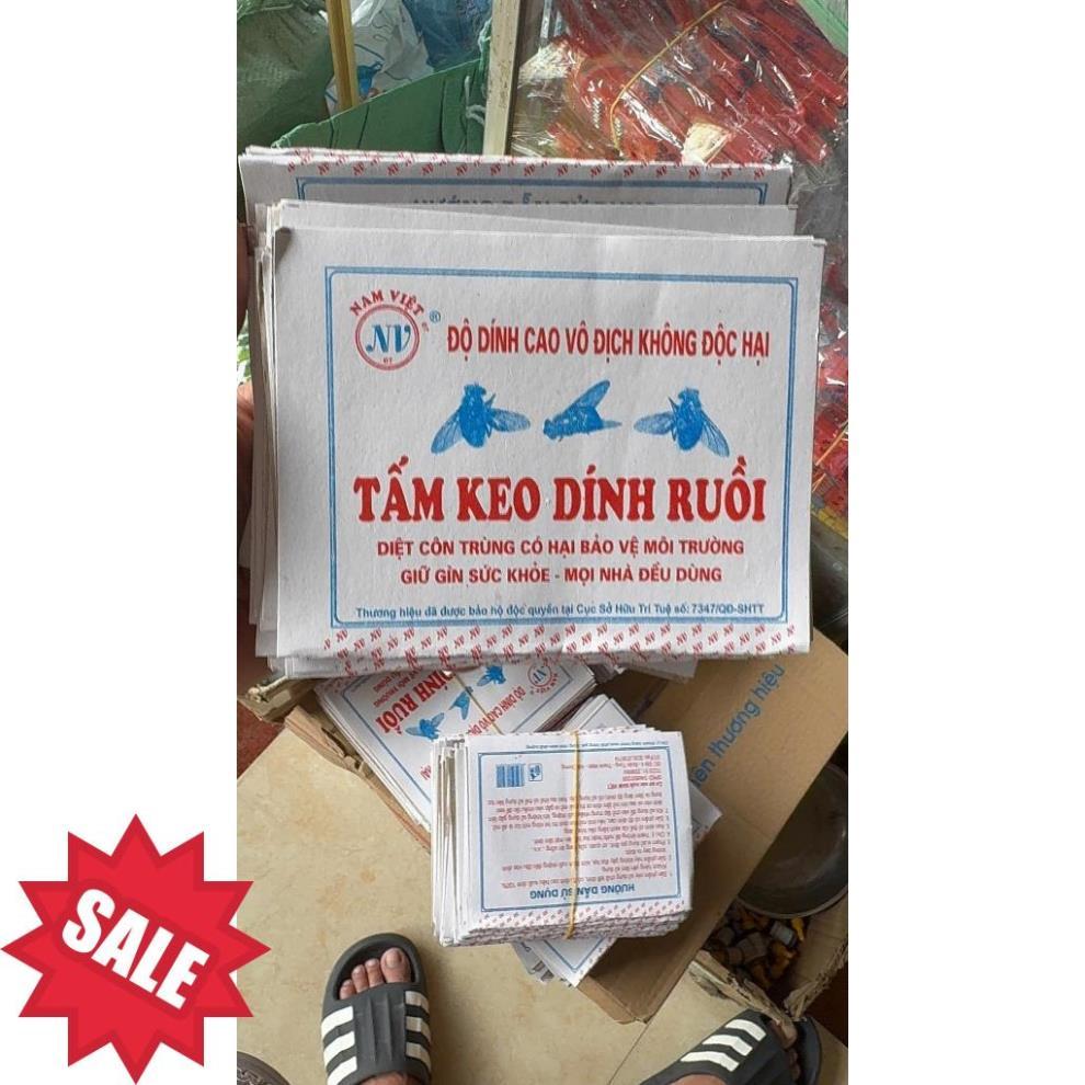 COMBO 50, 100 Tấm Keo dính ruồi hàng loại 1.nhiều keo siêu dính .