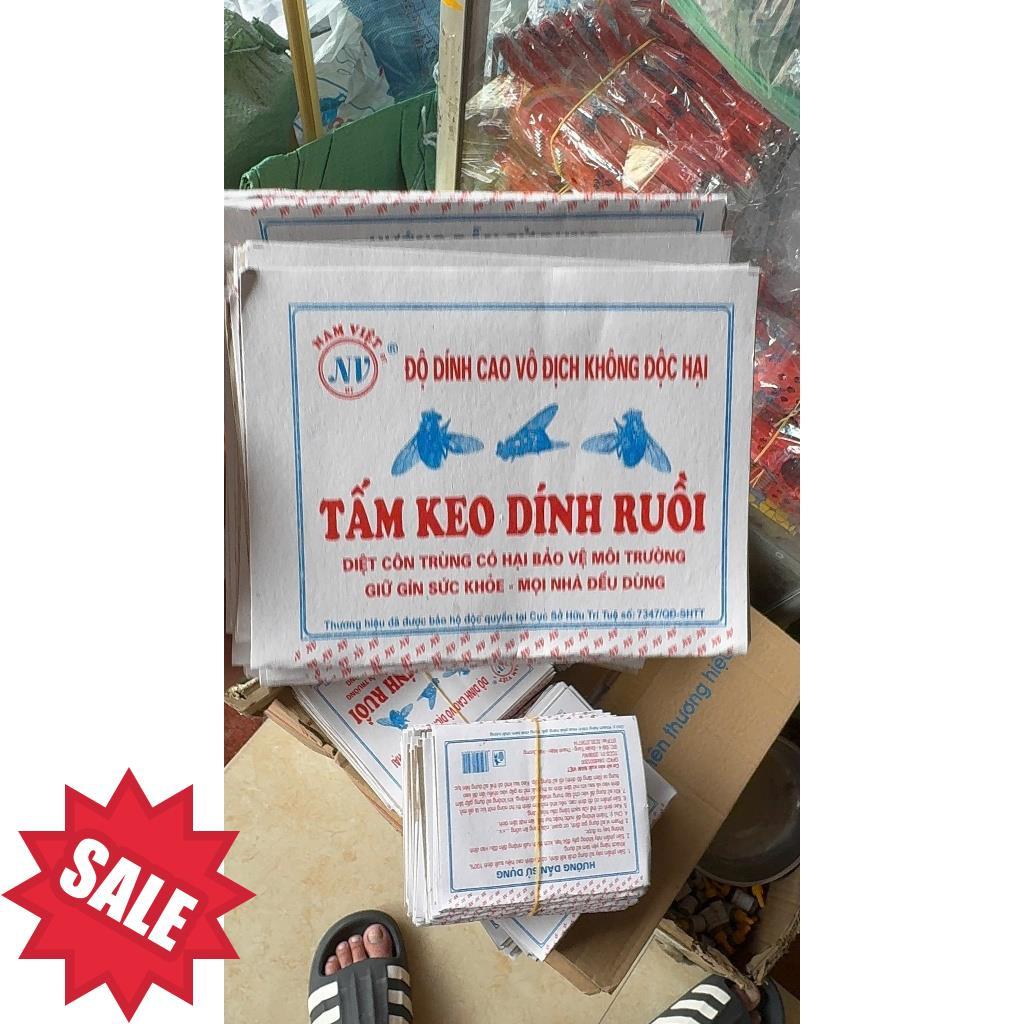 COMBO 50, 100 Tấm Keo dính ruồi hàng loại 1.nhiều keo siêu dính .